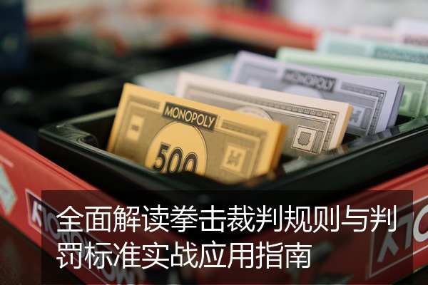 全面解读拳击裁判规则与判罚标准实战应用指南